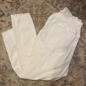 Old Navy White Maternity Jeans